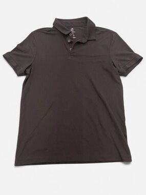 H&M Men's Short-Sleeve Polo Shirt - Black